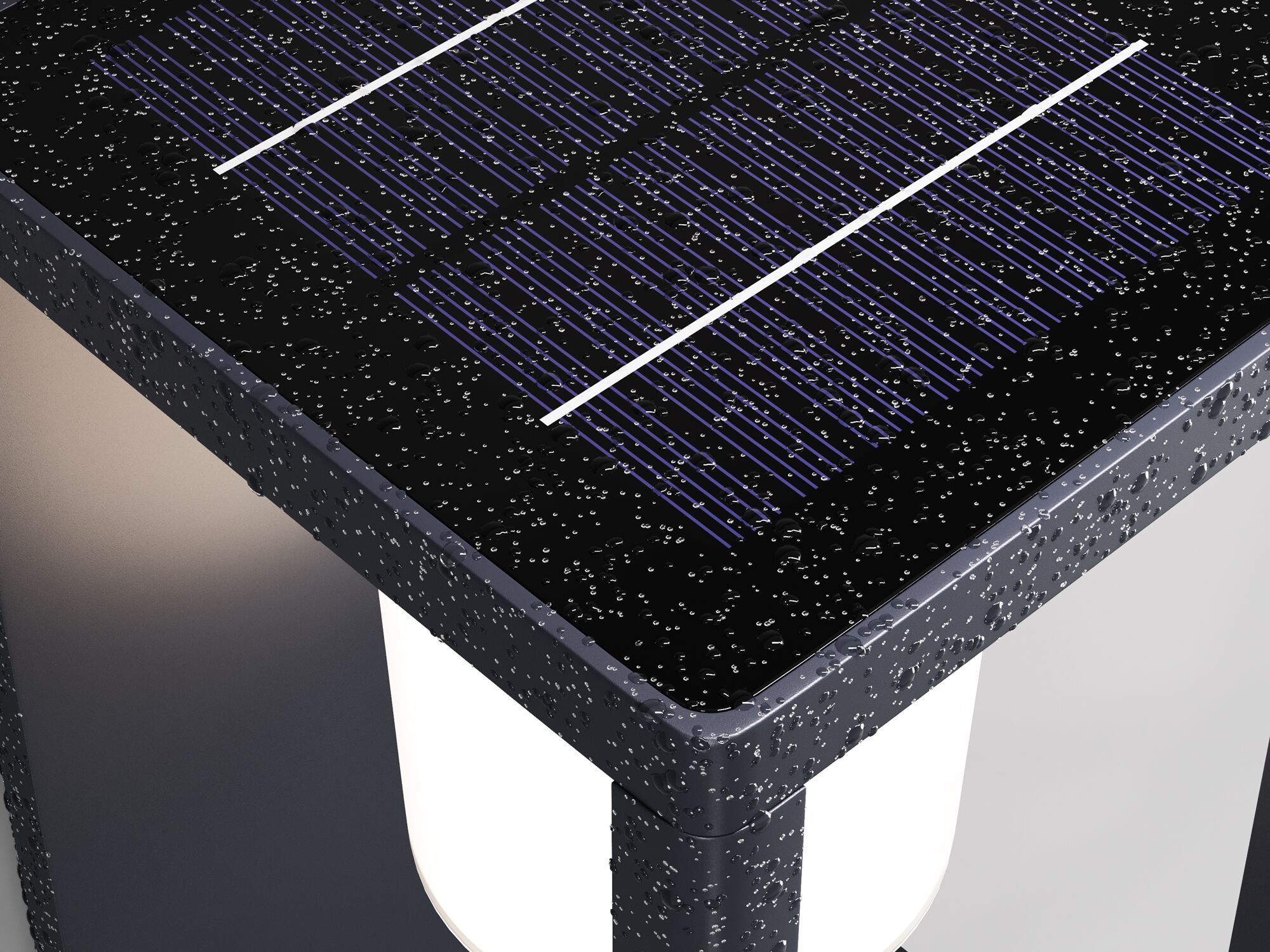 Солнечная энергия светодиодный открытый настенный светильник Maytoni SHATTER ARCH-00092359 - Вид №4