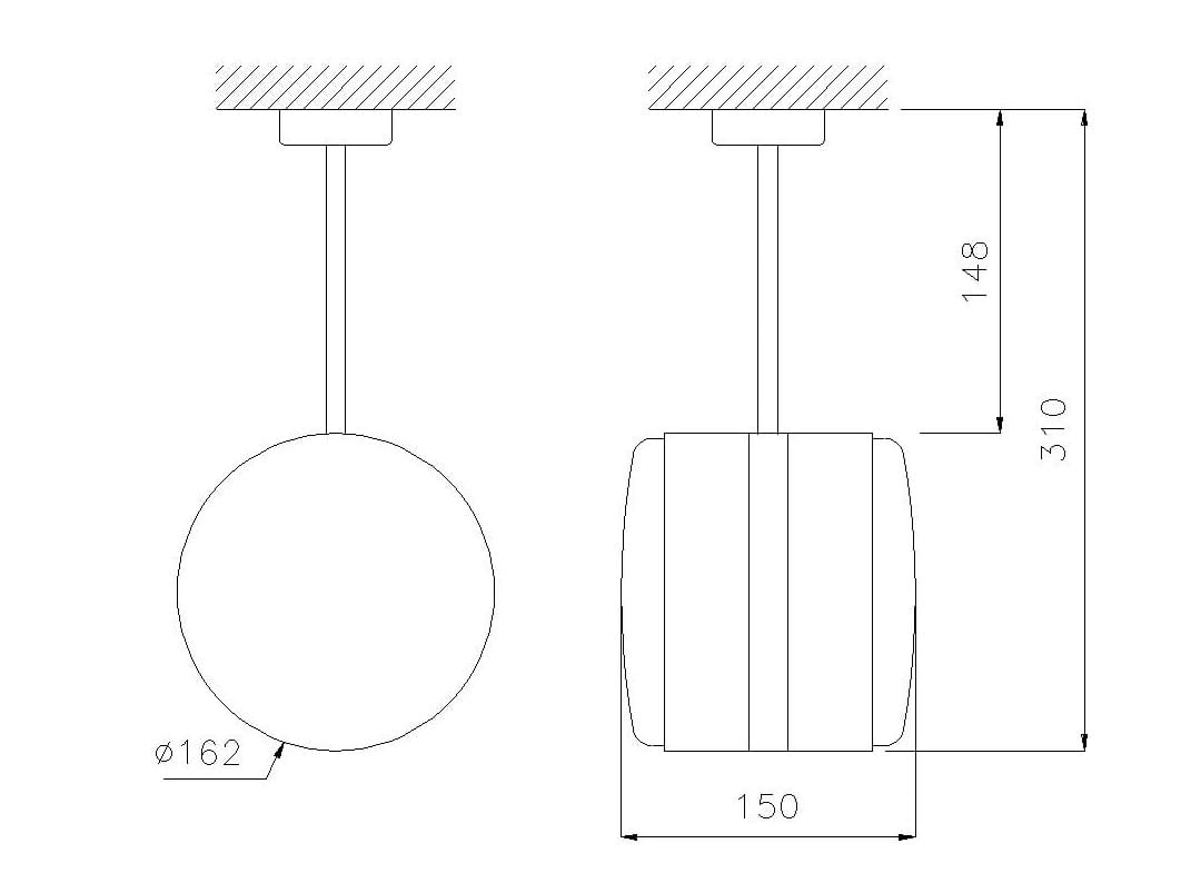 Подвесной светодиодный аварийный свет DAISALUX LUNA ARCH-00027092 - Вид №2
