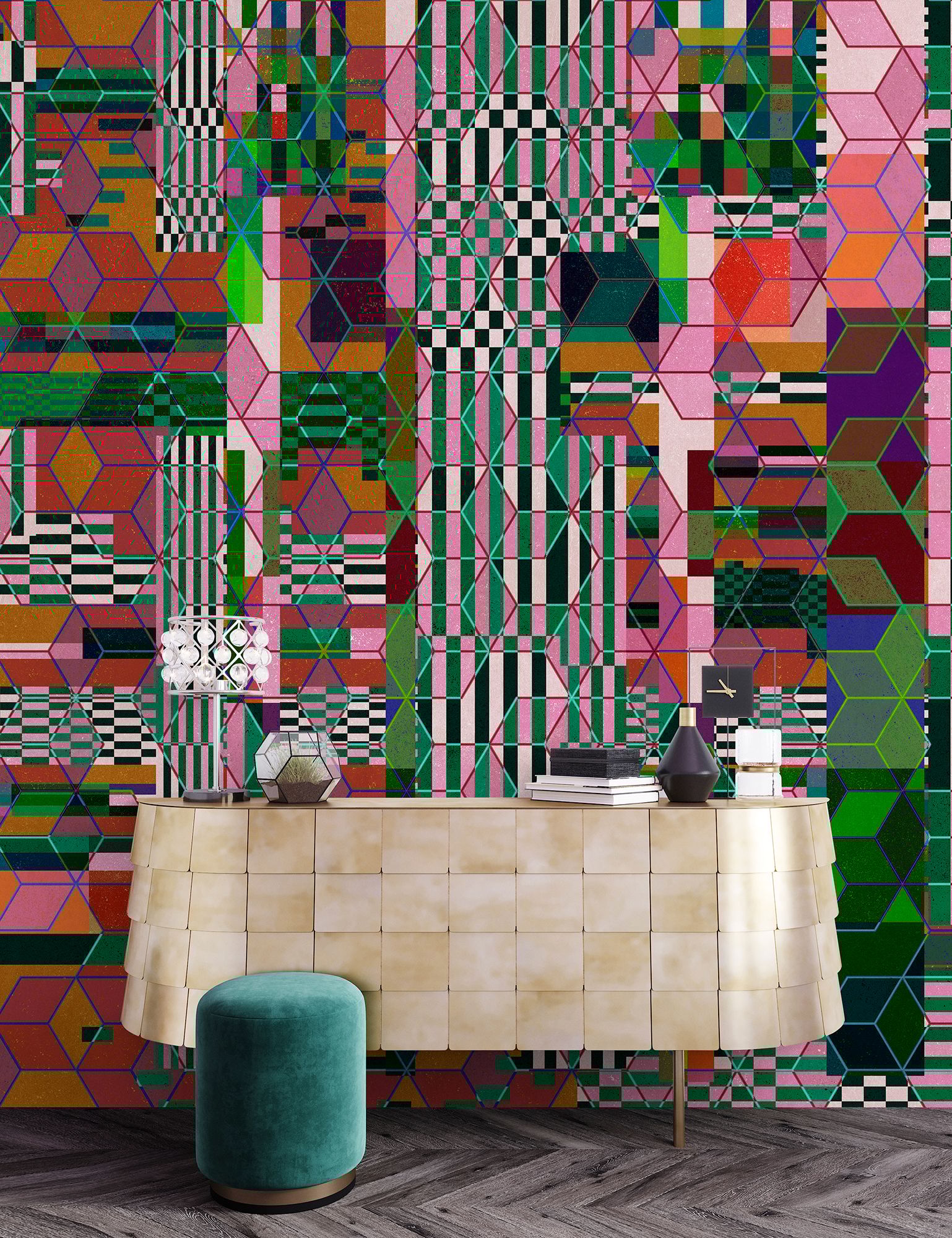 Нетканые моющиеся геометрические обои Architects Paper Walls by Patel III ARCH-00053832