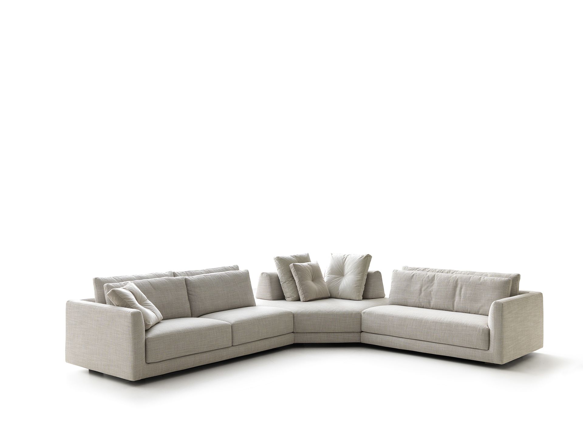 Секционный угловой диван из ткани VALENTINI Александр ARCH-00134967 - Вид №1
