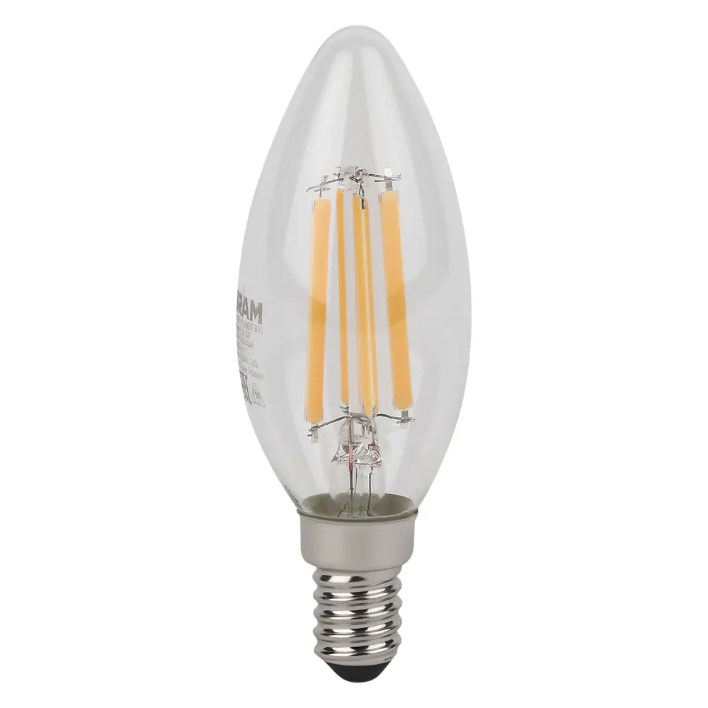 Лампа светодиодная Osram B E14 220/240 В 6 Вт свеча 806 лм холодный белый свет 85306987 STLM-2125025  - Вид №1