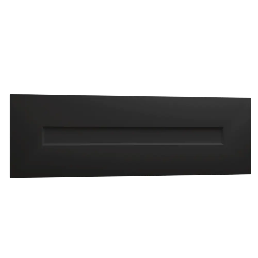 Фасад для кухонного ящика Ньюпорт 39.7x12.5 см Delinia ID МДФ цвет черный Ньюпорт Черный STLM-2020028