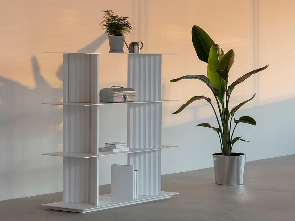 Стальная двухсторонняя Книжная полка RS Barcelona PLEC SHELVING XS ARCH-00123577