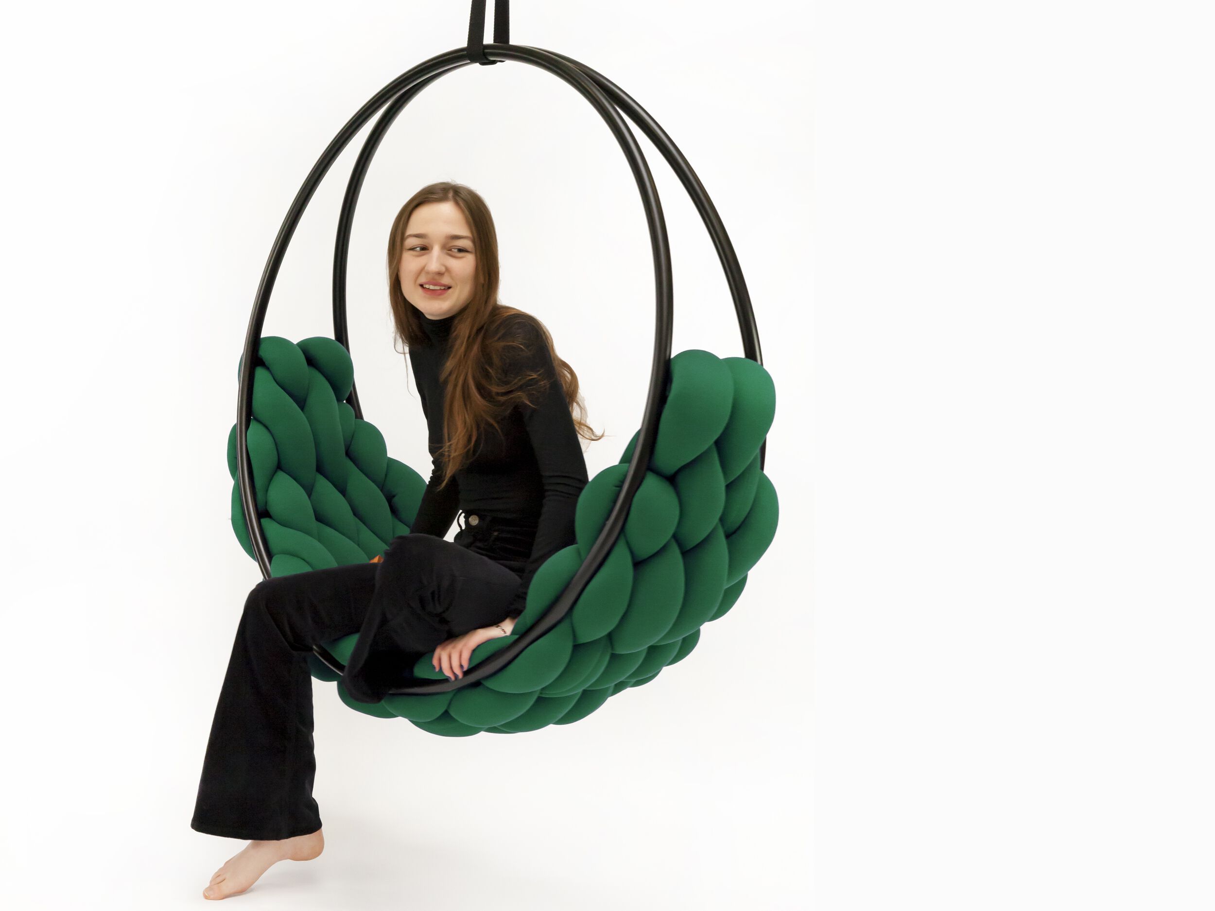 Хлопковое подвесное кресло Iwona Kosicka Design SWING PLAIT ARCH-00136062 - Вид №8