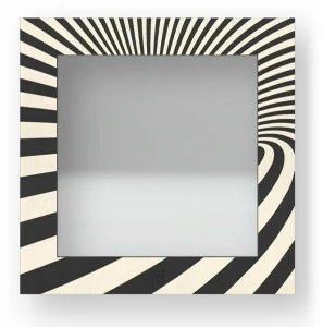 LIGNIS® Квадратное настенное зеркало в раме Dolcevita abstract 12.001