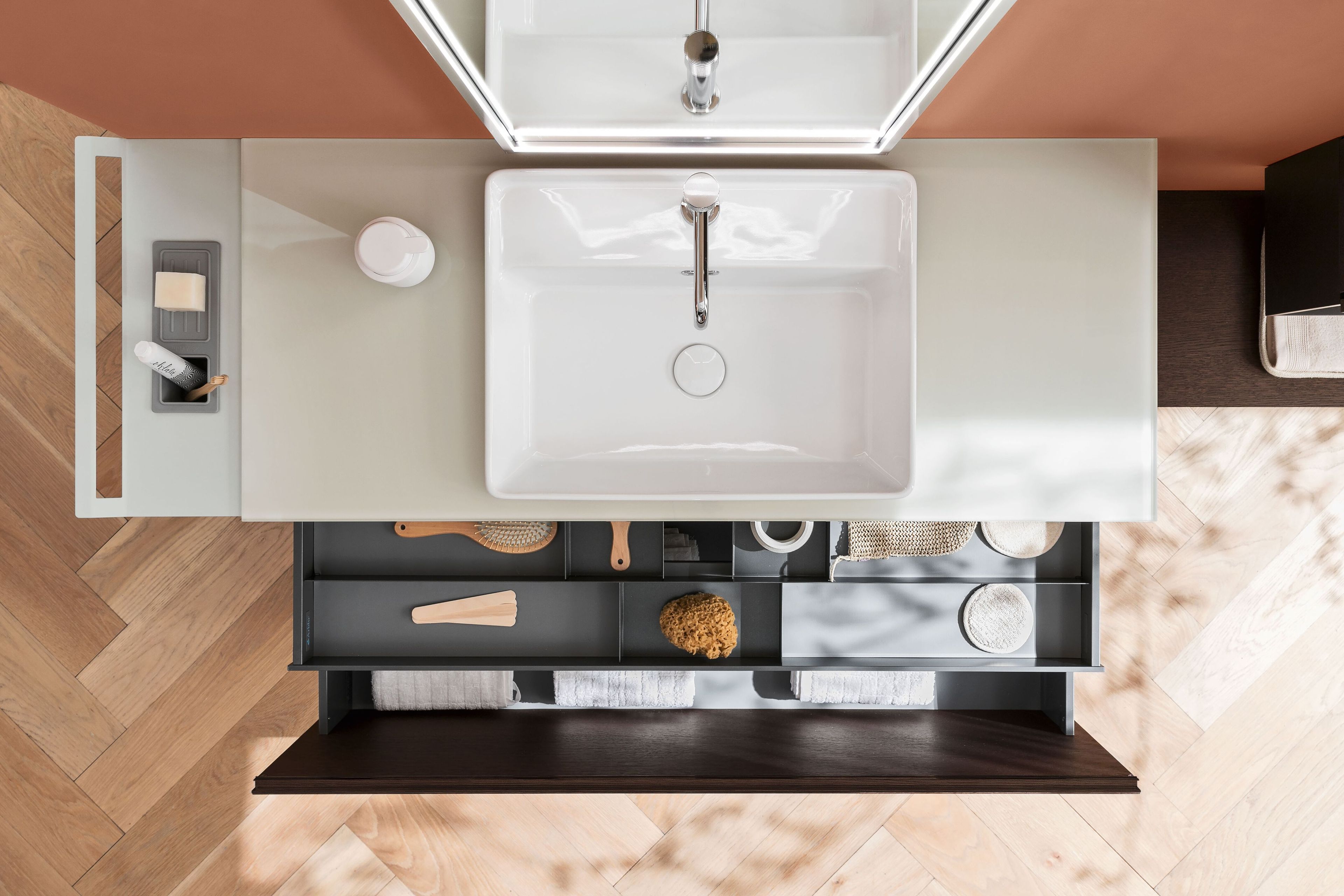 Подвесной умывальник из гидро-масляного шпона ARBLU Dress System ARCH-00064296 - Вид №2