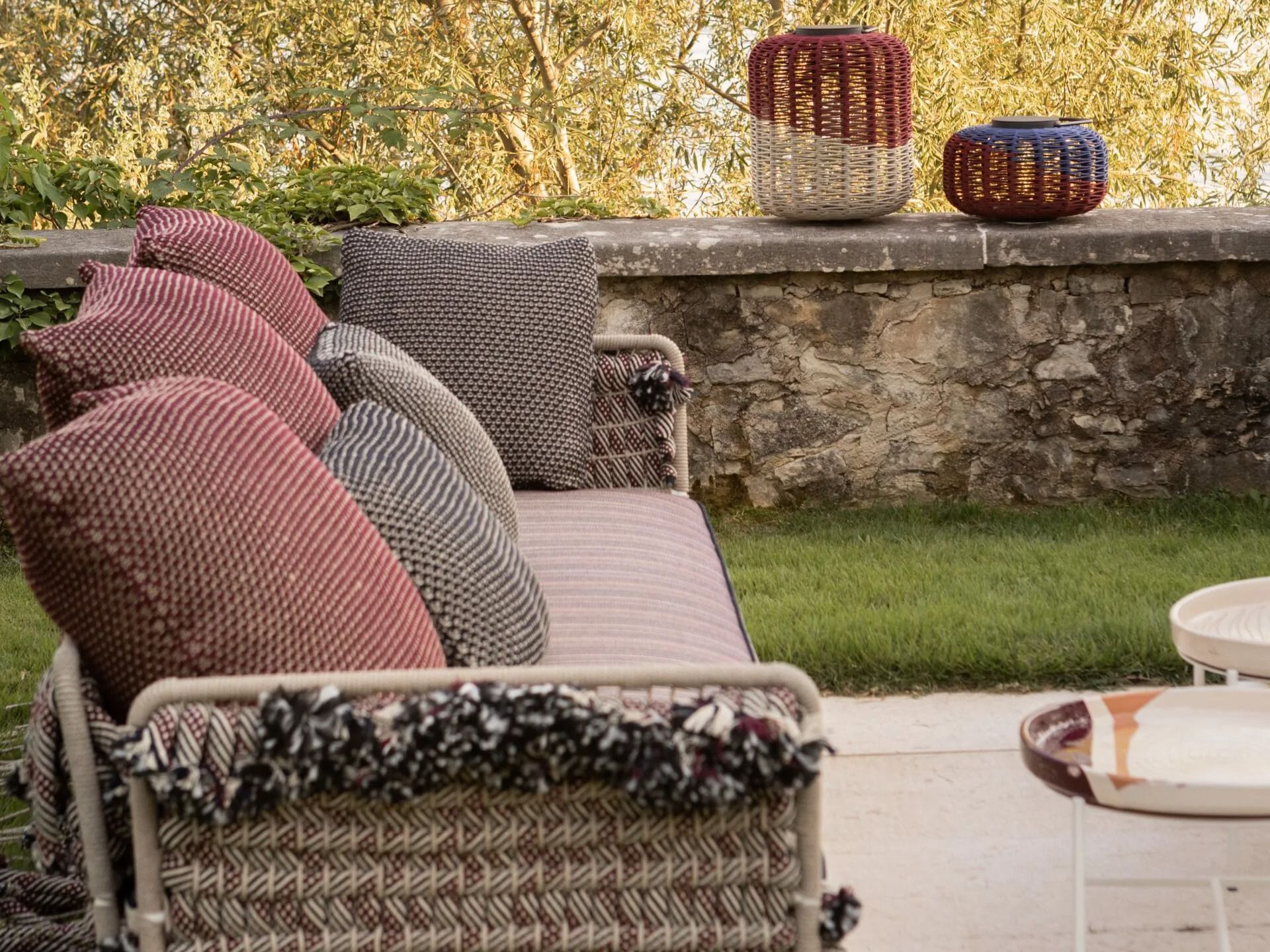 3-местный алюминиевый открытый диван с плетением Nodo Italia Antonio Marras + Nodo Italia ARCH-00151240 - Вид №8