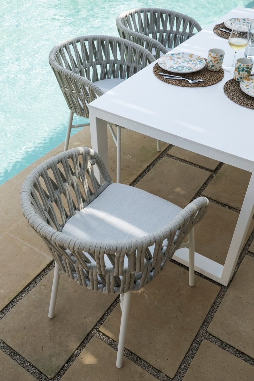 Штабелируемый садовый стул с подлокотниками DRIGANI Drop ARCH-00044870 - Вид №4