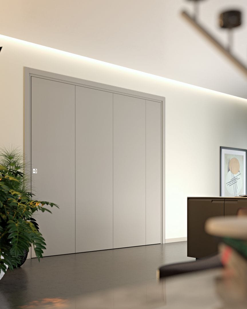 Лакированная книжная дверь Pail Serramenti LINEA ARCH-00139750 - Вид №2