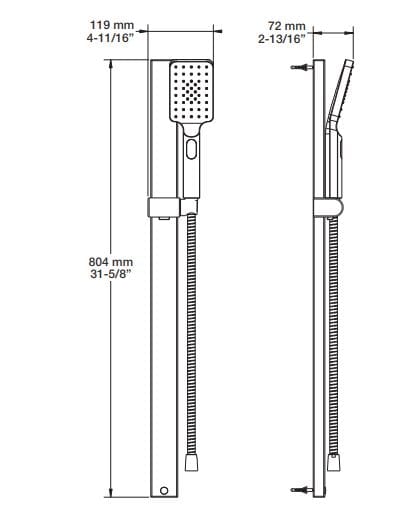 Термостатический набор для душа с душем BARIL PRO-4200-56 ARCH-00139962 - Вид №6