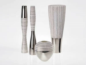 Fos Ceramiche Фарфоровая ваза Antithesis oro e platino B-2001, pft-2001