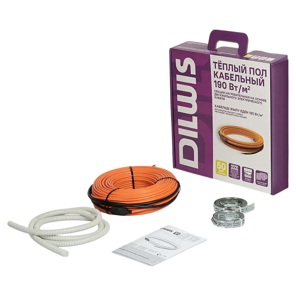 Нагревательный кабель для теплого пола DILWIS 14 м2 2660 Вт STLM-2158474 - Вид №1