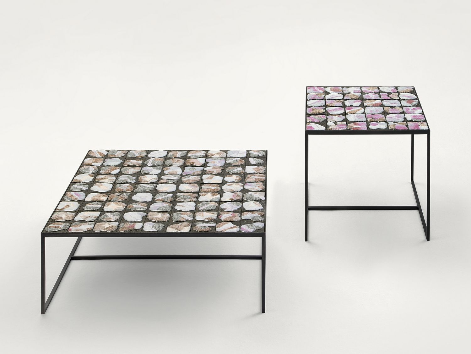 Квадратный низкий журнальный столик Paola Lenti Sciara ARCH-00150780