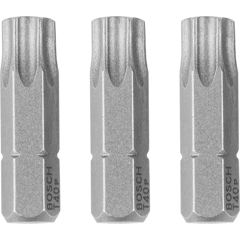 Бита Bosch Extra Hard 2607001625 T40x25 мм, 3 шт BOSCH PROFESSIONAL STLM-2121292