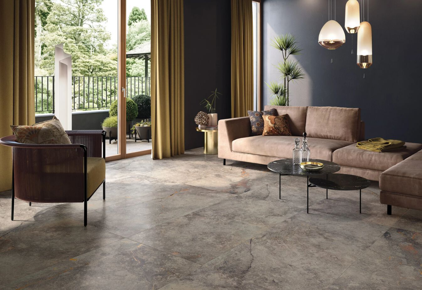 Напольная / напольная плитка из керамогранита с эффектом камня Leonardo ARCH-00103109 - Вид №12