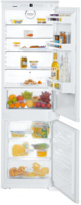 ICS 3324-20 001 Встраиваемый холодильник / 177.2x56x55см, объем камер 194/80л, нижняя морозильная камера, белый Liebherr