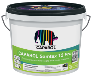 87030285 Краска для стен и потолков Samtex 12 Pro цвет прозрачный база C 2.35 л STLM-0072922 CAPAROL