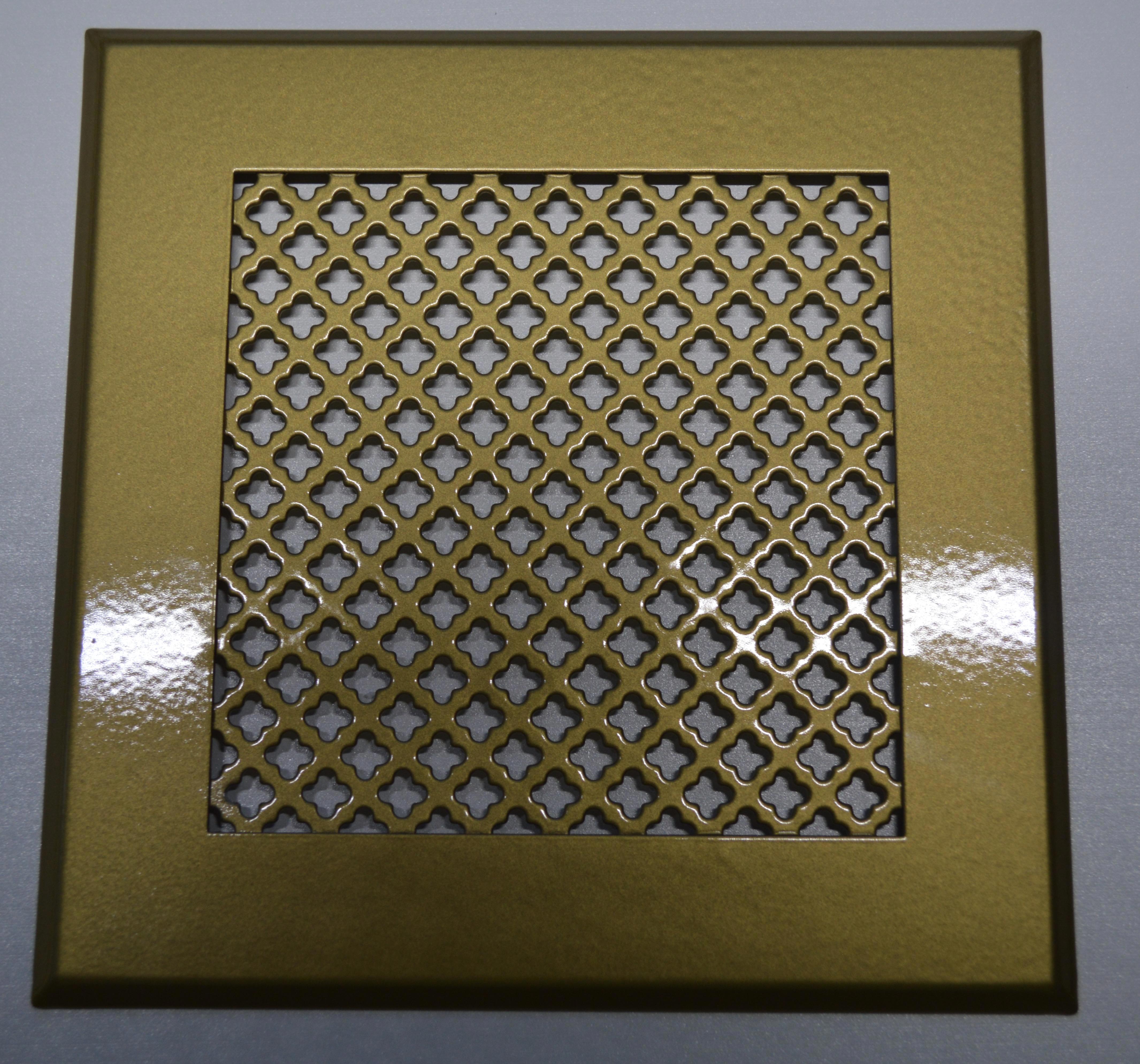 90559987 Решетка вентиляционная на магнитах VRC001503 150х150 мм металл цвет золотой STLM-0282460 ШАМРАЙ