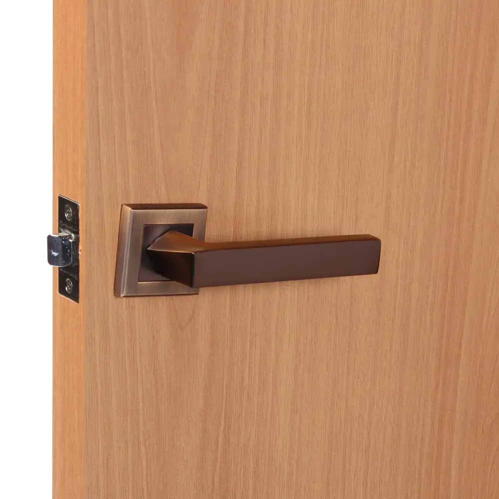 Ручки дверные на розетке EDS-Q306, цвет кофе EDSON STLM-2064383 - Вид №5