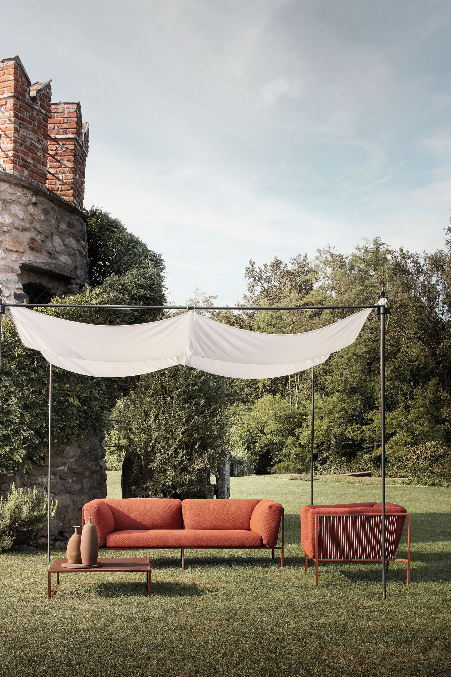 Тканевое садовое кресло с подлокотниками MDF Italia Арфа ARCH-00069957 - Вид №6