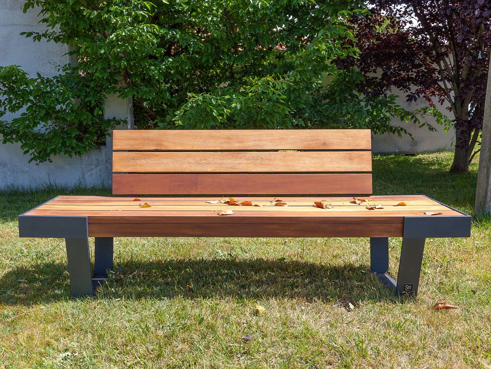 Деревянная скамья со спинкой SIT Wade ARCH-00121322