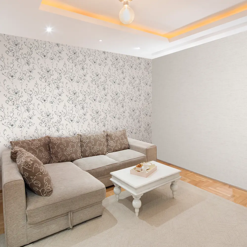 Обои флизелиновые Inspire Lafleur бежевые 1.06 м 98182 STLM-2139342 - Вид №3