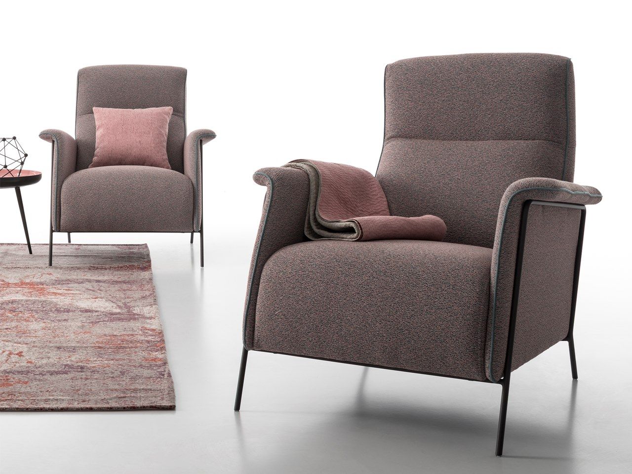 Бархатное кресло с подлокотниками AERRE ITALIA CELINE ARCH-00003155 - Вид №2