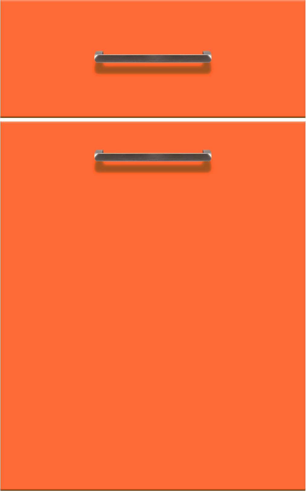 Фасады для кухни Модерн Фрезеровка «Модерн» 503 Оранжевый SIDAK SIST2756-502