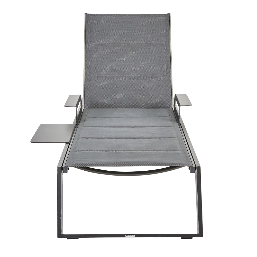 Шезлонг Naterial Odyssea II 222x87.5x64 см алюминий/текстилен серый STLM-2087687 - Вид №5