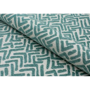 Ткань 1 п/м Шенилл Viola Зигзаг 140 см цвет ментоловый