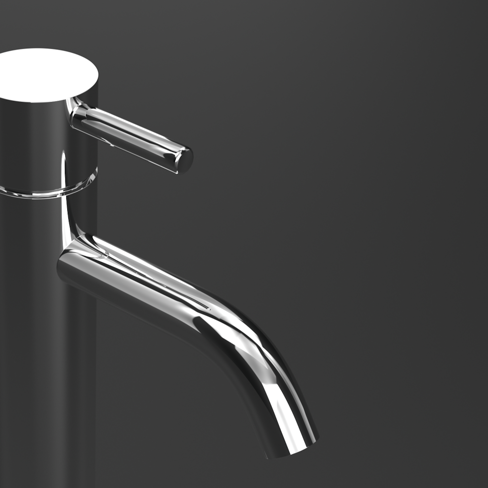 R375-B Моноблочный смеситель из нержавеющей стали Duten  - Вид №1