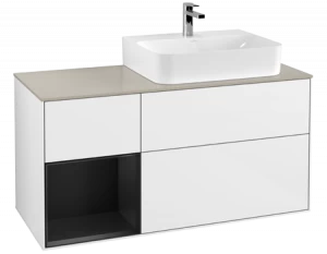 Villeroy&Boch Тумба под раковину Прямоугольная версия F143PDGF Finion Glossy White Lacquer