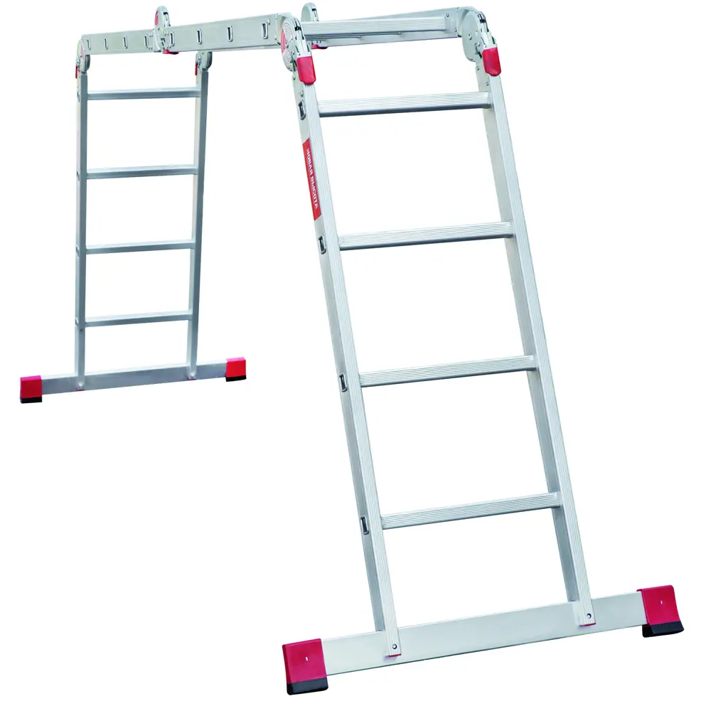 Лестница-трансформер 4-секционная Новая Высота до 4.5 м 4 ступени STLM-2081483 - Вид №2