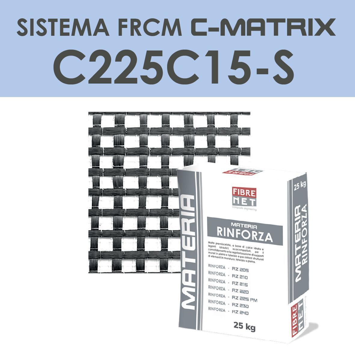 Система армирования FRCM Fibre Net C-MATRIX ARCH-00116302 - Вид №1