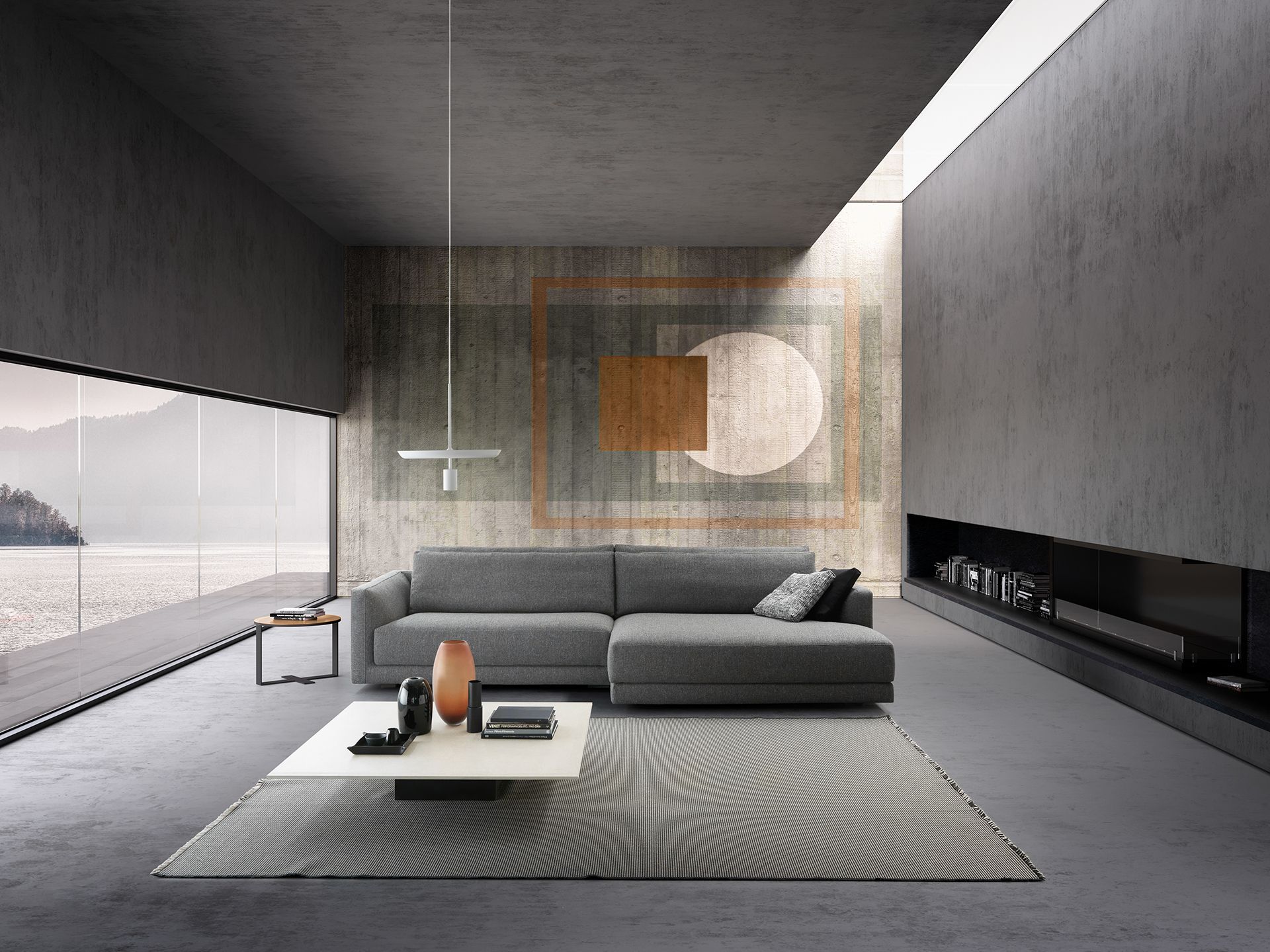 Секционный диван из ткани VALENTINI Александр ARCH-00030601 - Вид №1