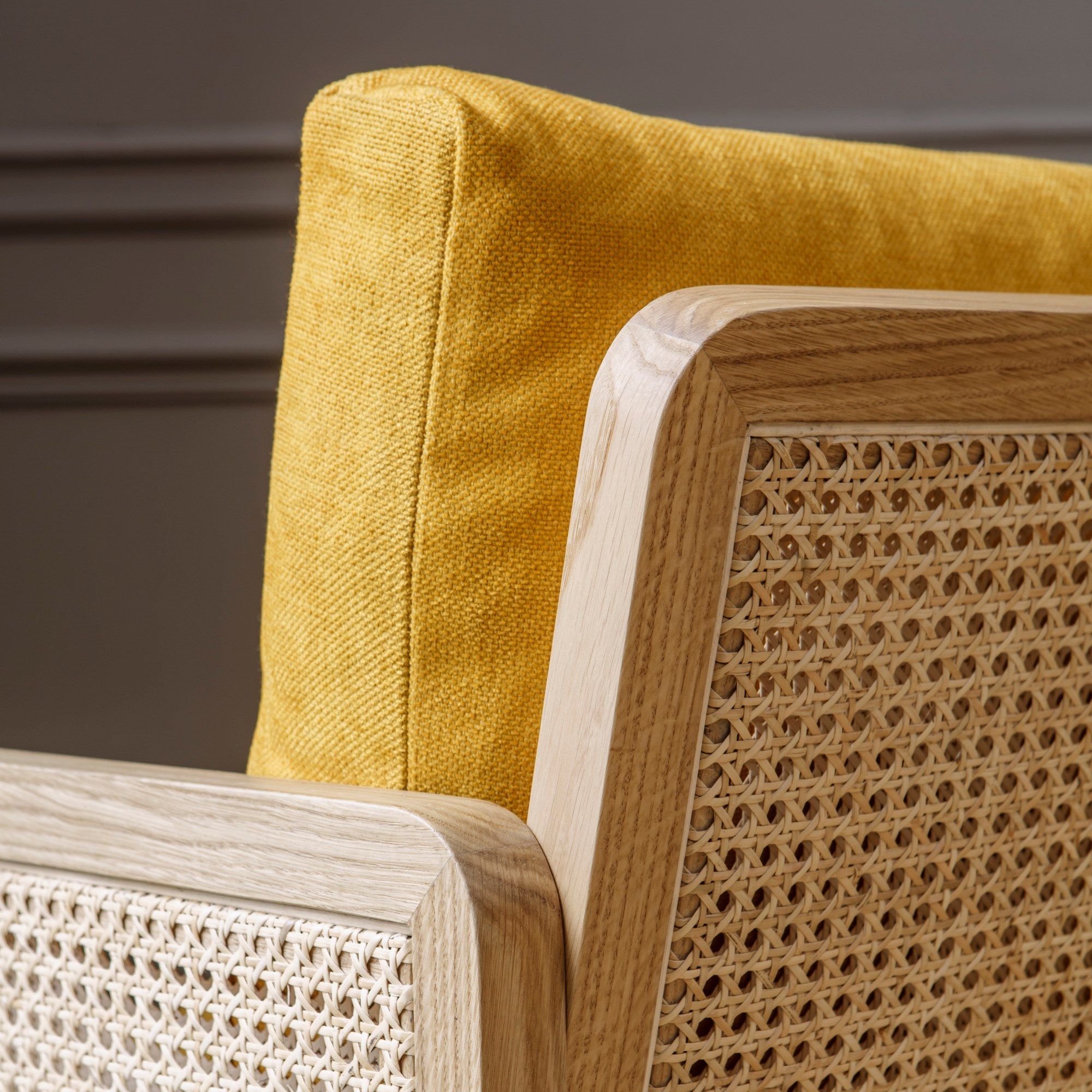 Винтажное стильное бархатное съемное мягкое кресло RED EDITION плетеная ARCH-00037426 - Вид №5