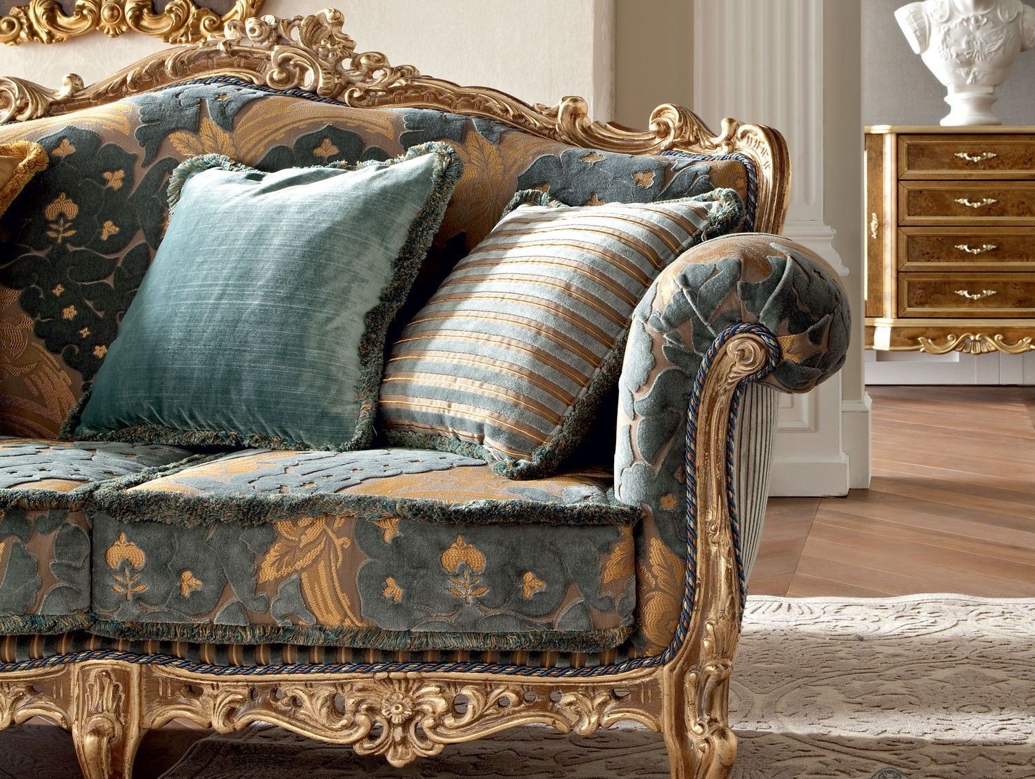 Угловой диван из ткани Modenese Luxury Interiors Казанова ARCH-00062744 - Вид №1