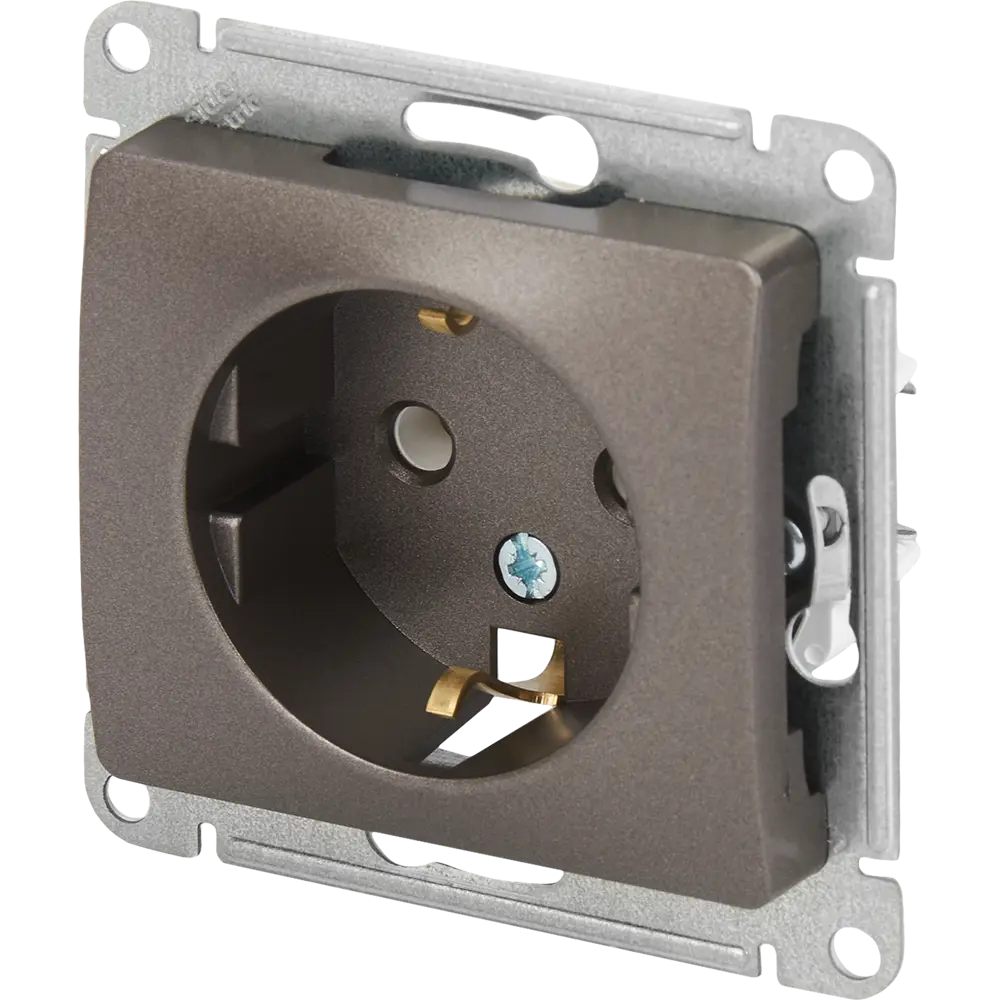 Schneider Electric Glossa - Розетка скрытого монтажа в графитовом исполнении 84693619 STLM-0053762 - Вид №1