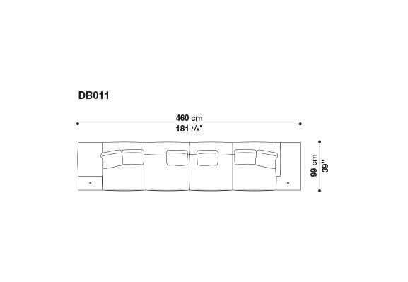 Кожаный диван B&B Italia док ARCH-00106863 - Вид №26