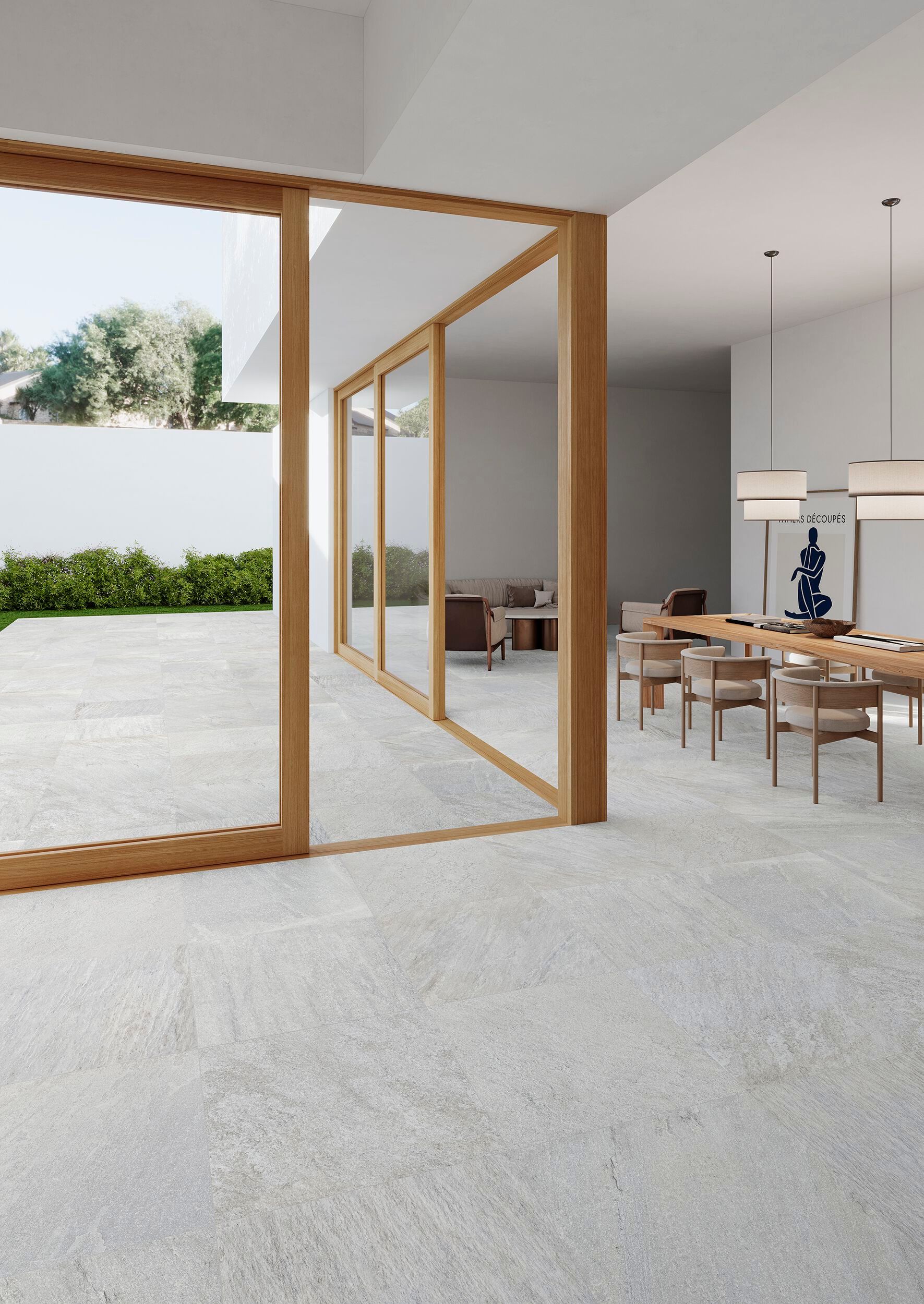 Противоскользящее напольное покрытие из керамогранита с эффектом камня Gayafores QUARTZ ARCH-00070590 - Вид №10