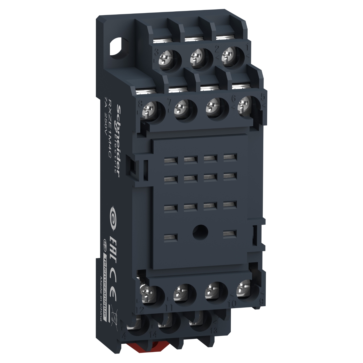 RXZE1M4C КОЛОДКА ДЛЯ РЕЛЕ, 2 C/O, 4 С/О Schneider Electric Экономичная серия интерфейсных реле 