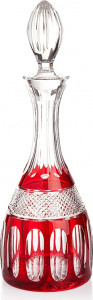 10616378 Cristal de Paris Графин Cristal de Paris "Мирей" 1л (красный) Хрусталь