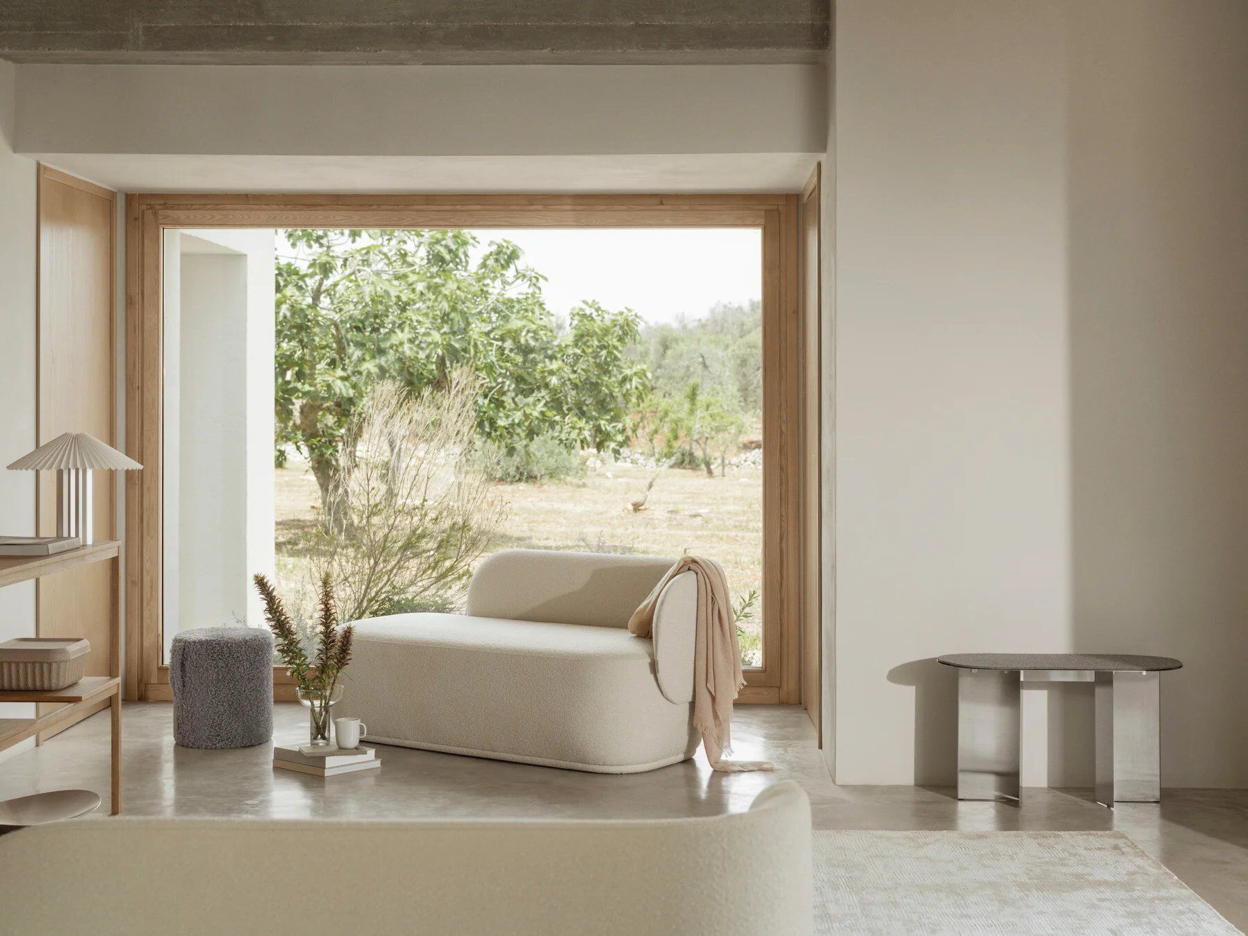 Круглый тканевый пуф с ручкой blomus Teddy ARCH-00035999 - Вид №9