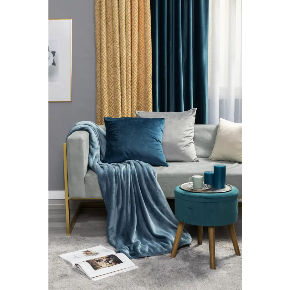 Табурет 360x440 мм цвет синий Atmosphera STLM-2025042 - Вид №5