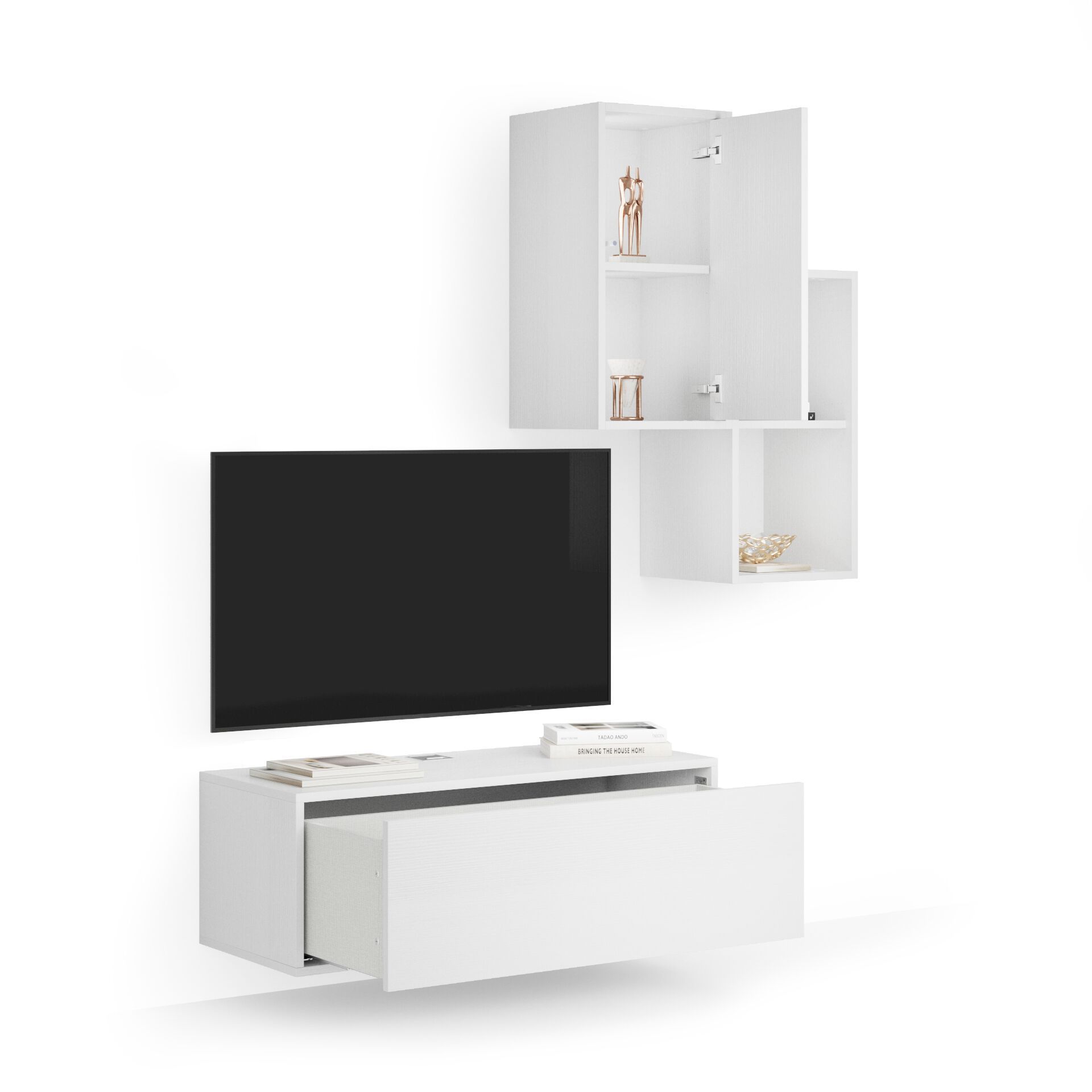 Модульная оборудованная стена установленная стеной в меламинированном Mobili Fiver IACOPO ARCH-00070420 - Вид №26