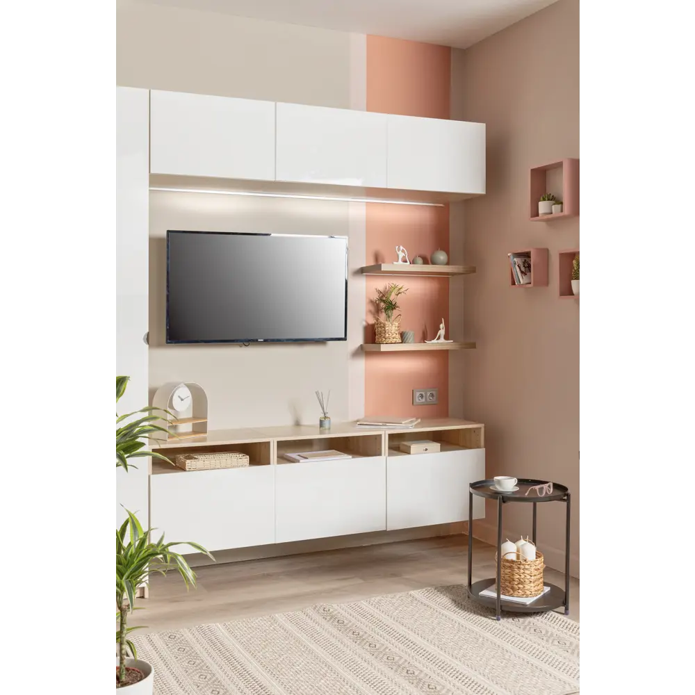 Полка настенная Spaceo Oak 60x10 см МДФ цвет дуб STLM-2159226 - Вид №4