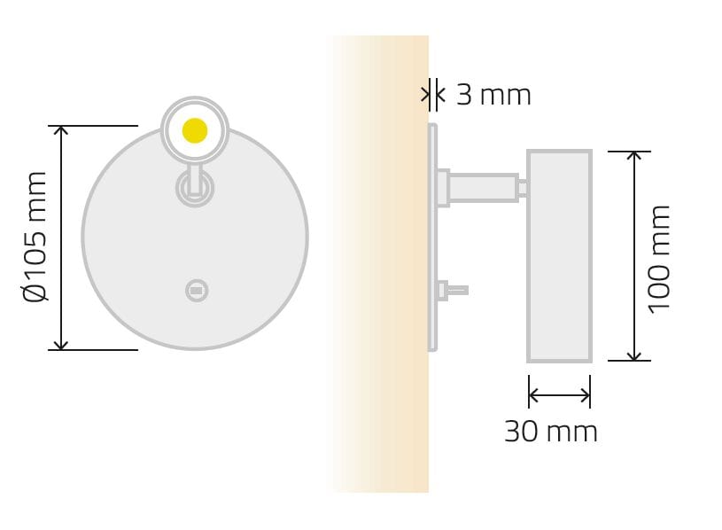 Регулируемая светодиодная лампа для чтения TEKNI-LED Pyxis ARCH-00103894 - Вид №5