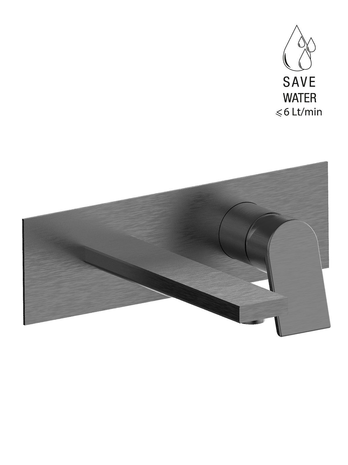 Настенный однорычажный смеситель для раковины без слива Rubinetterie Frattini Gintonic ARCH-00069603 - Вид №7