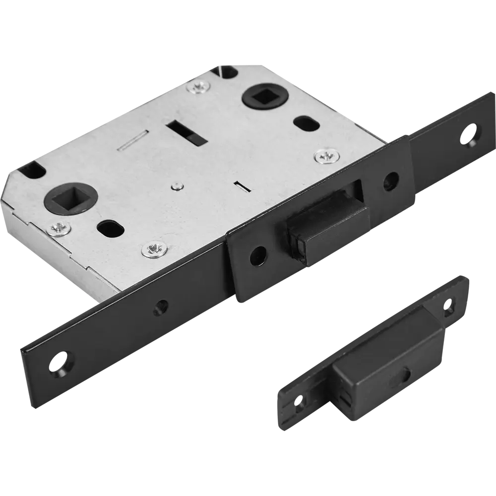 Защелка под фиксатор магнитная 50-70 84x164 мм сталь цвет черный EDSON STLM-2202363
