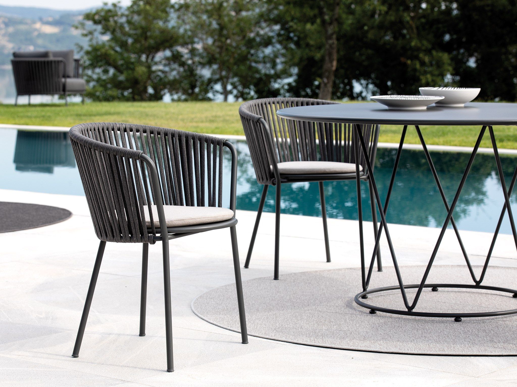 Веревочный садовый стул с подлокотниками Vermobil Daisy Rope ARCH-00084104 - Вид №18